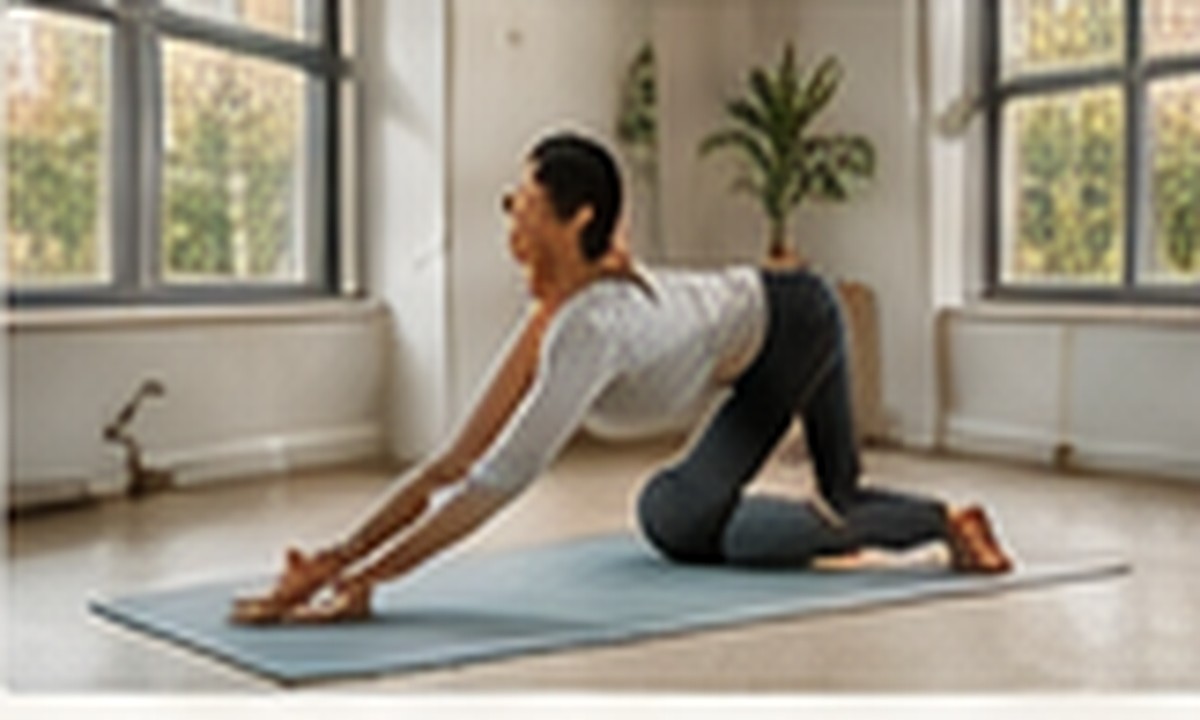 Gentle floor mobility practice at home